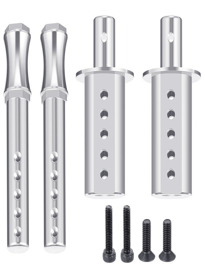 MORFUM RC Car Front Shell Holder Column Mounts Aluminum Front Body Post Set with Screws Compatible with 1/7 HOBAO VTE2 RC Car - Image 1